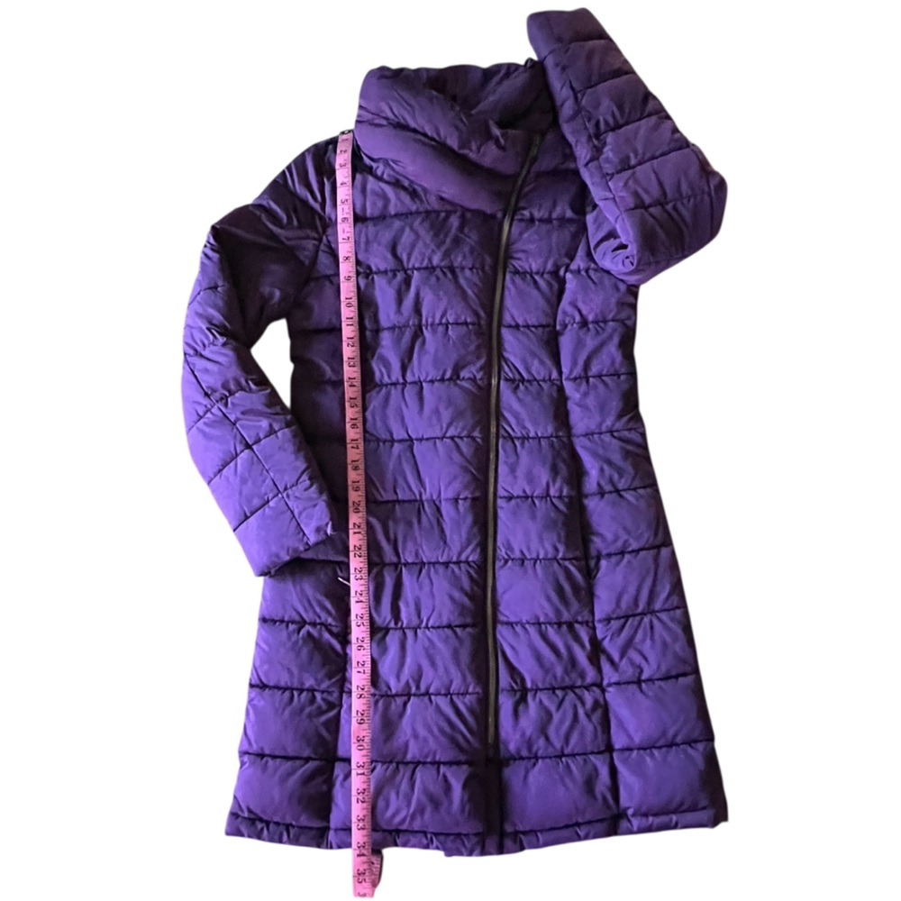 DKNY 3/4 Length Lightweight Puffer Parka Coat size XS - Picture 8 of 12